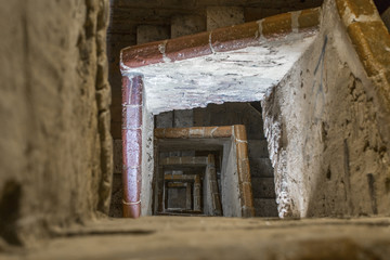 Fototapeta na wymiar Interior of the old tower