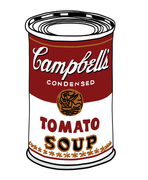 Tomato soup design.