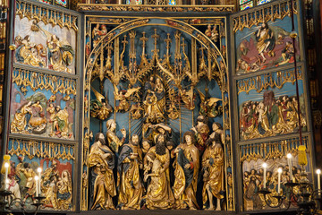 Obraz premium St Mary Altar in Krakow