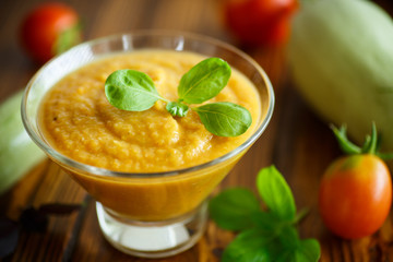 squash caviar cooked with different vegetables and spices
