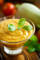 squash caviar cooked with different vegetables and spices