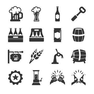 Beer and beverage icons