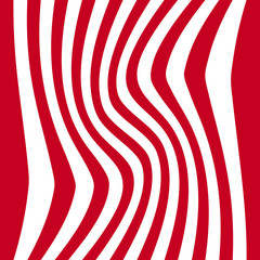 Fototapeta na wymiar Striped abstract background. red and white zebra print. Vector illustration. eps10