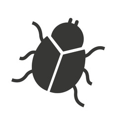 beetle silhouette black icon