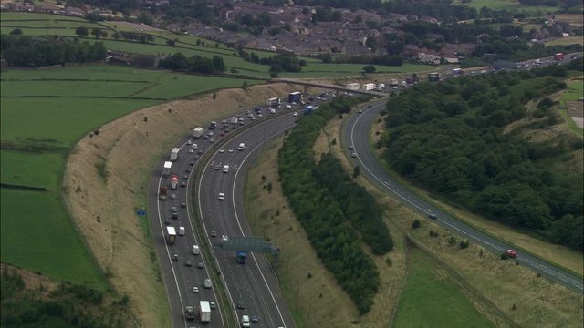 M62 And Heavy Traffic Plus Long Jam