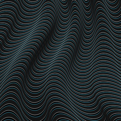 A black and blue optical illusion. Vector Illustration