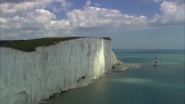 Seven Sisters Along Cliff To Beachy Head Lighthouse