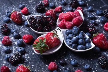 berries : raspberries , blueberries , blackberries , strawberrie