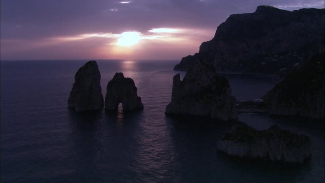Sunset, Isola Di Capri