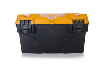 Toolkit box isolated on the white background