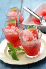 homemade watermelon ice