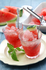 homemade watermelon ice
