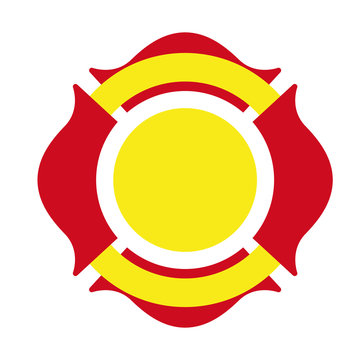 shield firefighter emergency icon