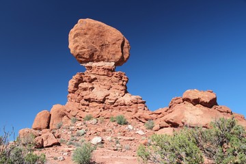 Fototapeta na wymiar Balanced Rock, Utah