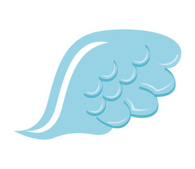 wing angel blue icon