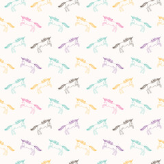 Unicorns Seamless