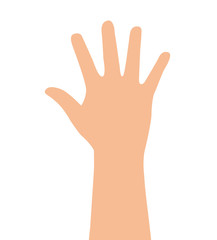 hand human finger index icon