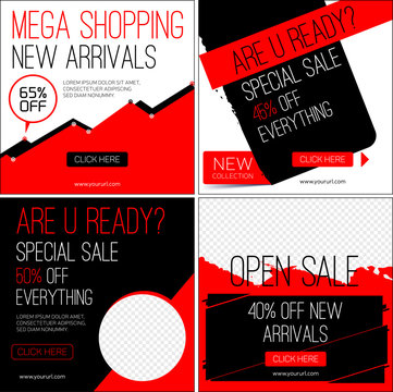 Sale banners. Sales templates. Black friday sale. Template for sale and  advertising. Vector illustration.