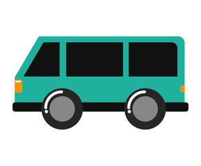 car bus van icon