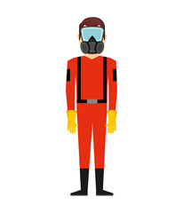 worker man uniform security icon