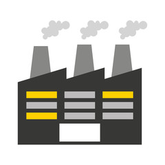 Naklejka premium plant factory building icon