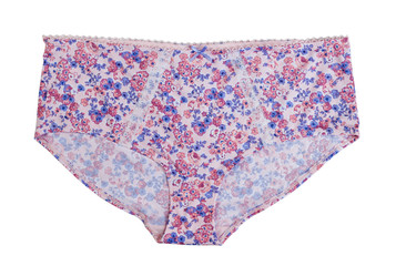 panties with a floral pattern
