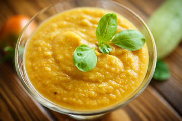 squash caviar cooked with different vegetables and spices