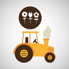 farm countryside tractor cawler design