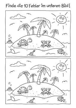 Fehlerbild Insel