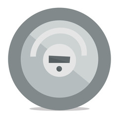 Robotic vacuum cleaner vector illustration.