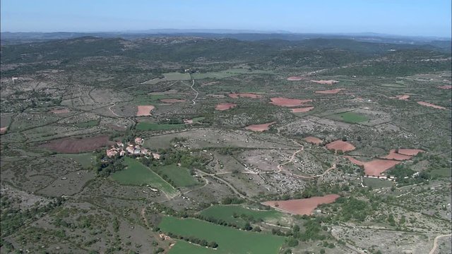 Scrubby Landscape Near Millau