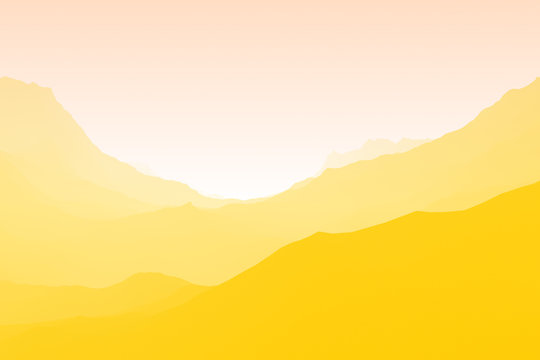 Colored Desert landscape