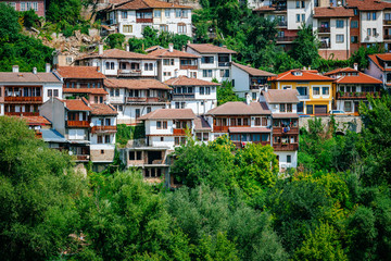 Fototapeta premium View of Veliko Tarnovo, a city in north central Bulgaria