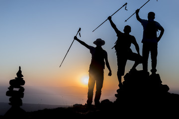 başarılı tırmanış ekibi