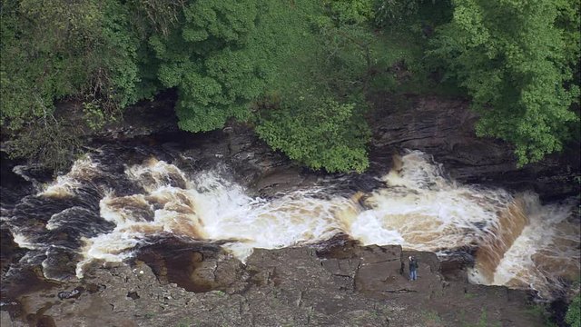 Stainforth And Stainforth Force Waterfall, People Taking Photos