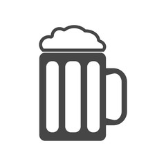 Glass of beer icon,Vector beer icon