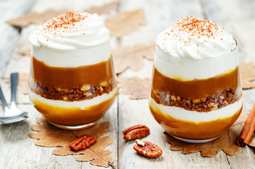 pumpkin butter Greek yogurt parfait