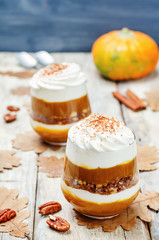 pumpkin butter Greek yogurt parfait