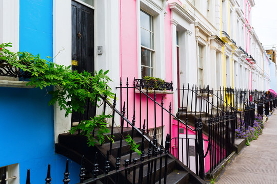 row houses in Notting Hill, London