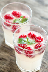 Sparkling Raspberry - Limoncello Cocktail