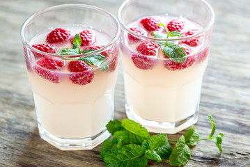 Sparkling Raspberry - Limoncello Cocktail