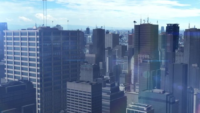 都市ビルCGイメージ映像