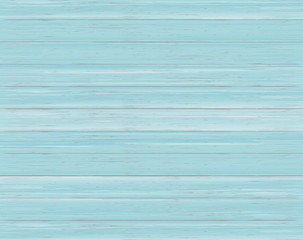 Wood texture background of dyed blue boards. Realistic vector illustration.