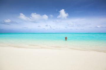 Fototapeta na wymiar Paradise in Maldives