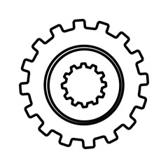gear lineal icon design
