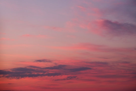 Beautiful dawn sky background