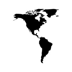 American continent vector design