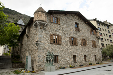 Fototapeta na wymiar Casa de la Vall - Andorra