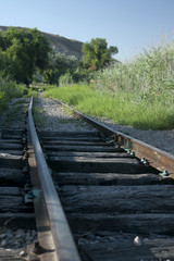 Abandoned old railway
