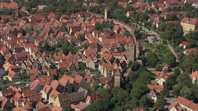 Rothenburg's Town Wall And Towers